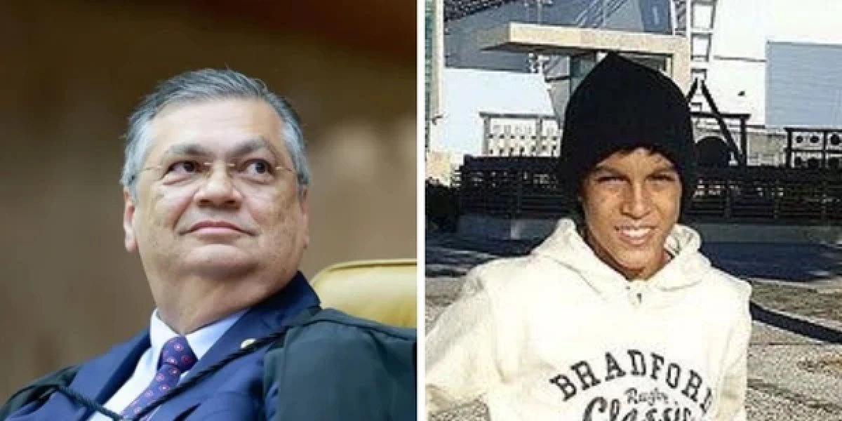 Ministro Flávio Dino e seu filho, Marcelo