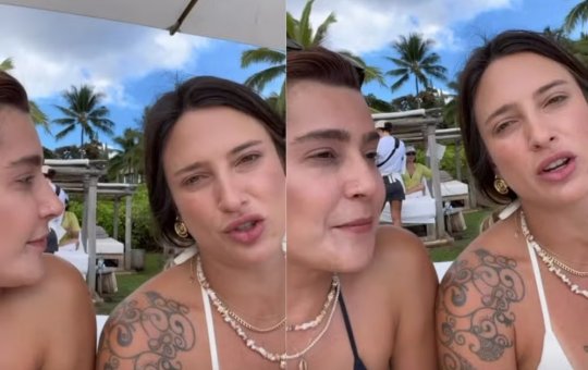 Lauana Prado rebate comentários homofóbicos após vídeo com a noiva: “Pessoas infelizes e invejosas”
