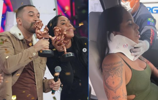 Janielly Nogueira, irmã de Gil do Vigor sofre acidente de carro: "Deus, obrigada pela oportunidade de nascer de novo"
