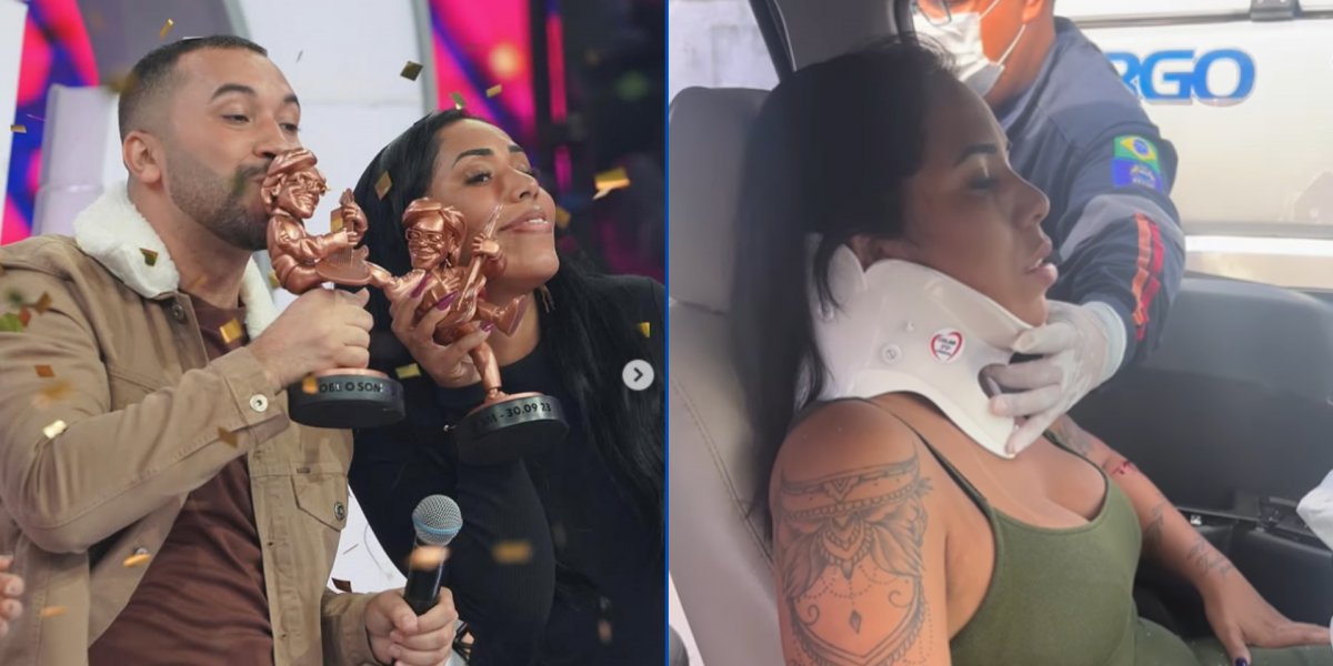 Janielly Nogueira, irmã de Gil do Vigor sofre acidente de carro: "Deus, obrigada pela oportunidade de nascer de novo"