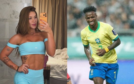 Virginia Fonseca acorda cedo para assistir Vini Jr. em campo pela Seleção Brasileira: “Animação”