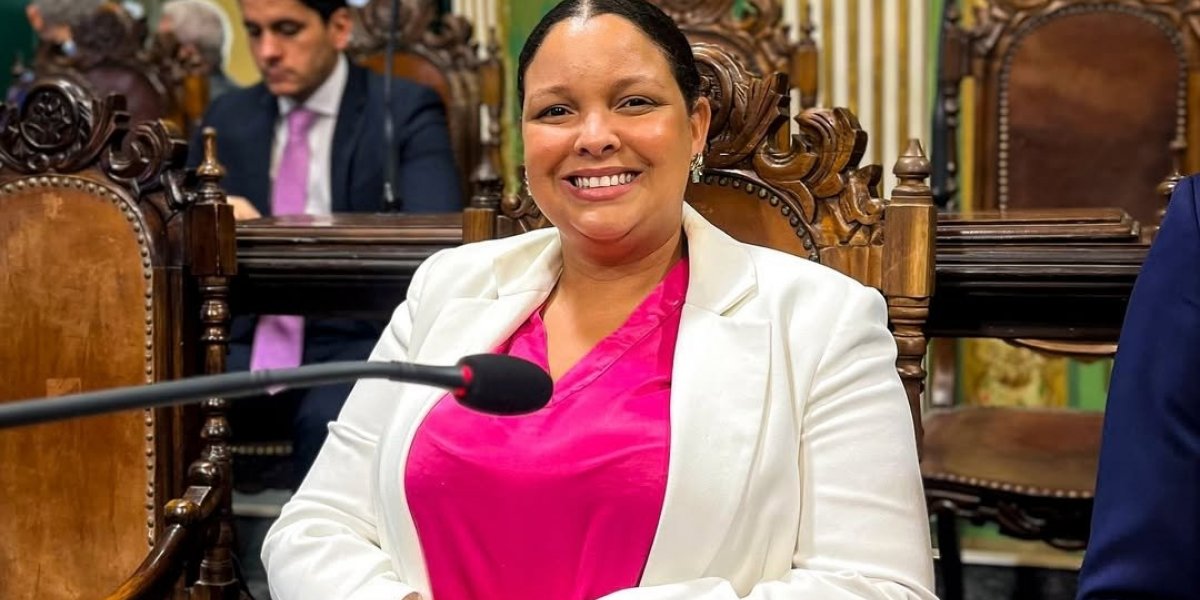 A vereadora Isabela Sousa (Cidadania) em publicação nas suas redes sociais