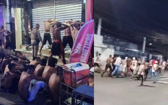 Confusão envolvendo torcida organizada do Vitória deixa ferido e acaba com prisões
