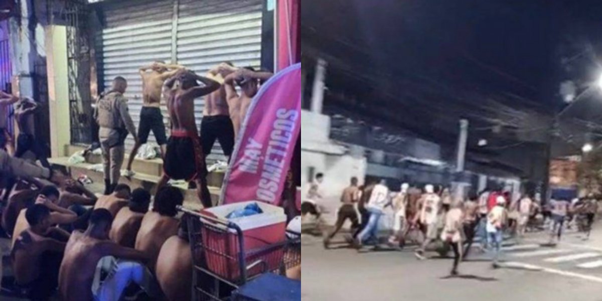 Confusão envolvendo torcida organizada do Vitória deixa ferido e acaba com prisões