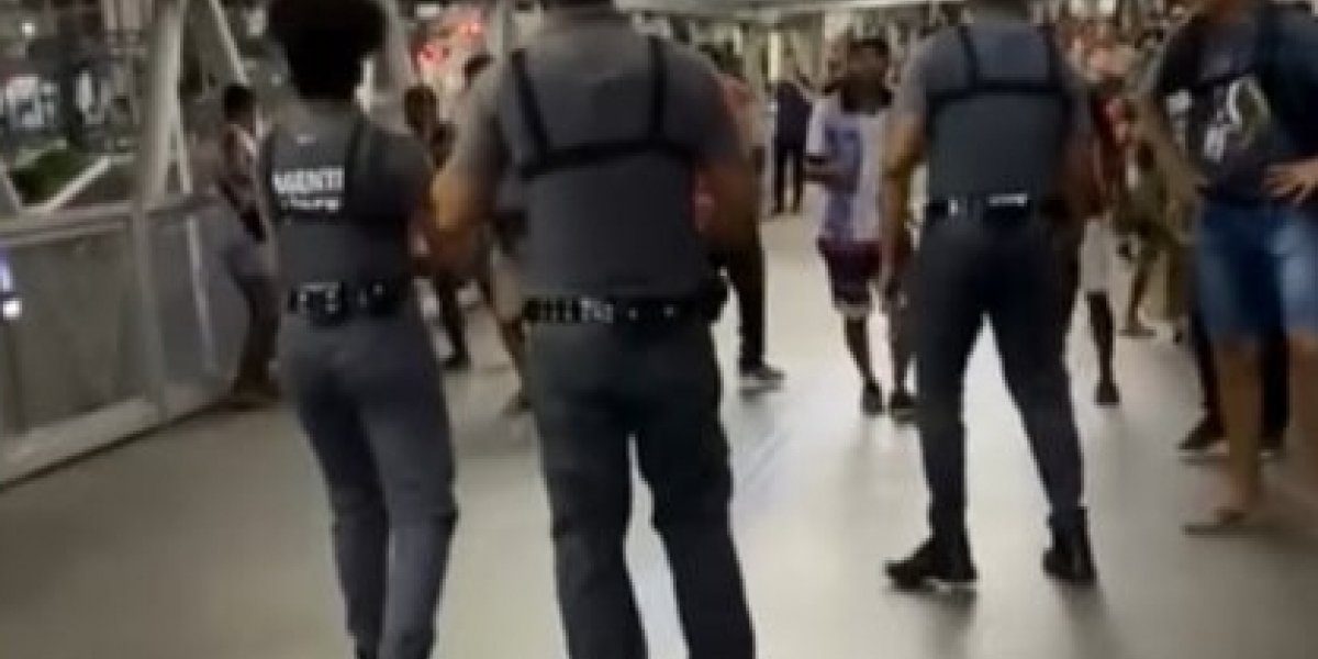 Vendedores ambulantes entraram em confronto com seguranças em estação do metrô