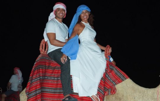 Sthe Matos e Kevi Jonny celebram lua de mel em Dubai após casamento religioso em Salvador