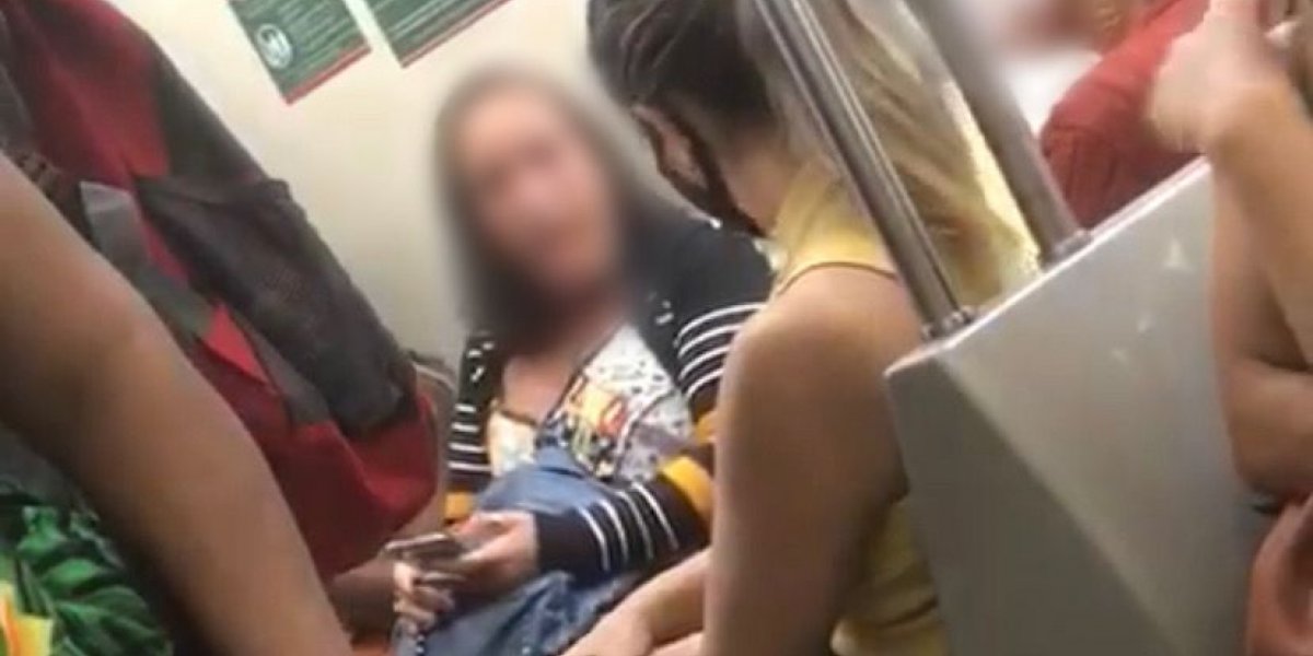 "Extremamente constrangida", diz mulher que protagonizou briga em metrô