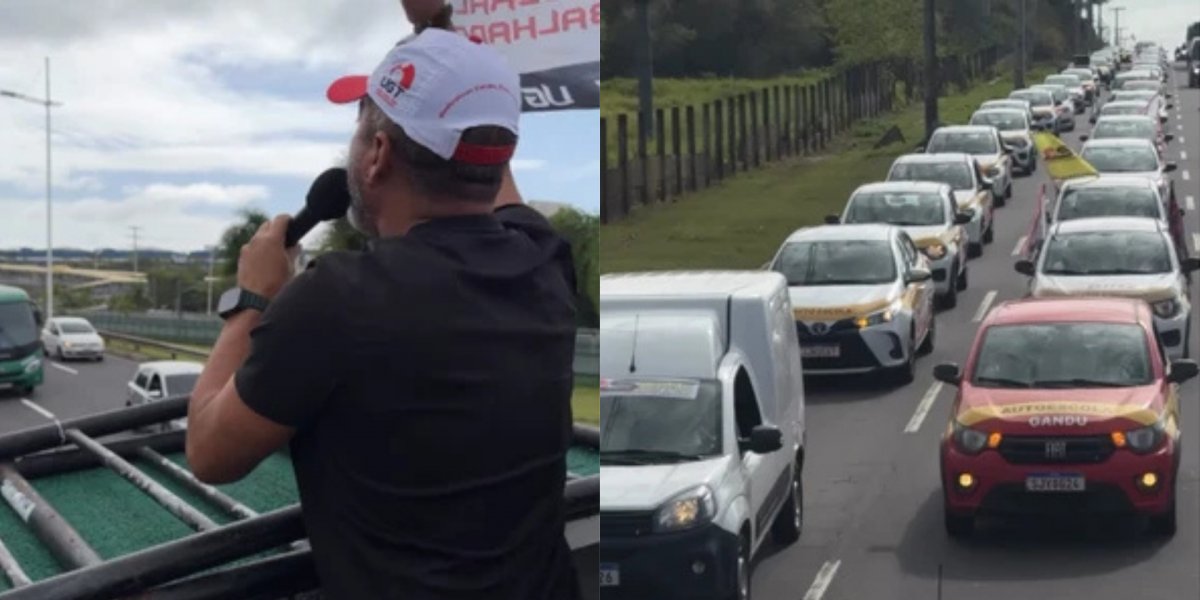 Autoescolas de Salvador protestam contra projeto do Governo que elimina obrigatoriedade para CNH