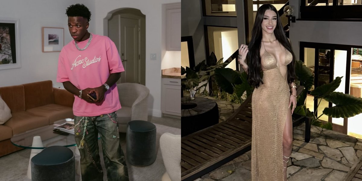 Ex-namorado de Bia Miranda revela que influenciadora troca mensagens picantes com Vini Jr.