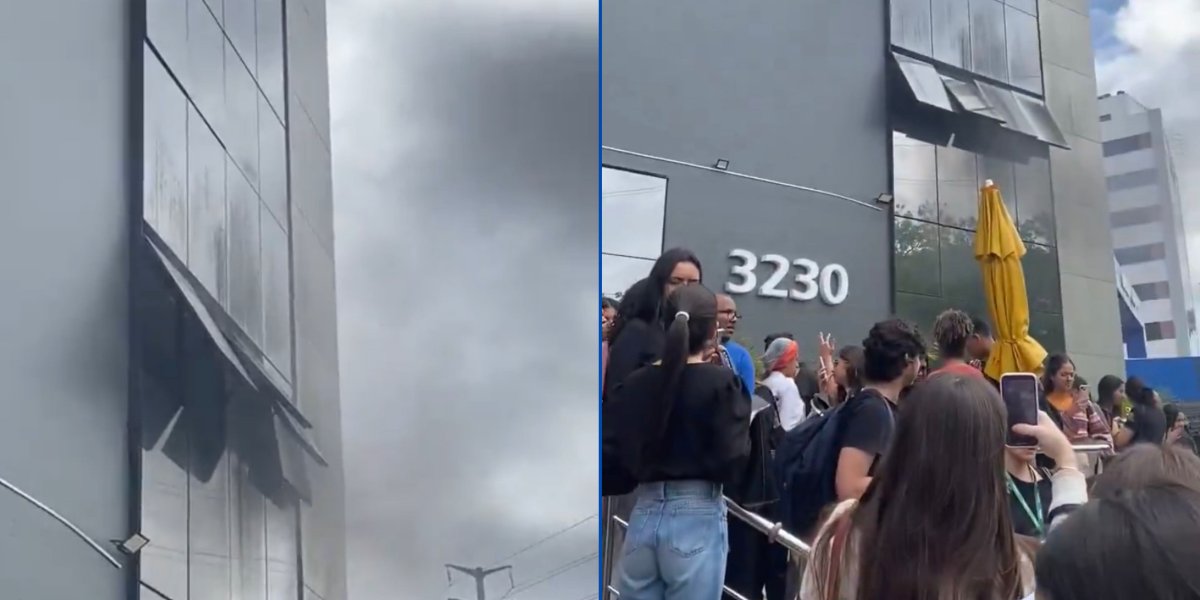Princípio de incêndio atinge faculdade de medicina de Salvador