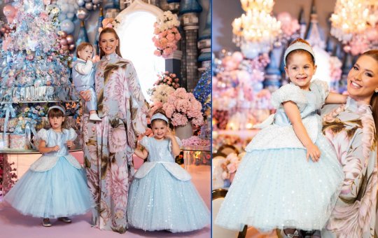 Festa de aniversário de Maria Flor, filha de Virgínia e Zé Felipe, chama atenção pela luxuosidade
