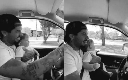 Zé Felipe é criticado após aparecer dirigindo com o filho no colo em vídeo nas redes sociais