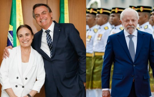 Regina Duarte chama atenção ao começar a seguir Lula nas redes