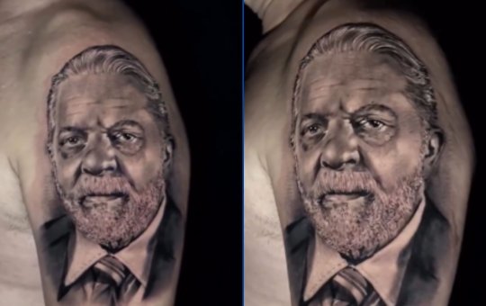 Homem tatua rosto de Lula no braço e levanta debate sobre fanatismo político
