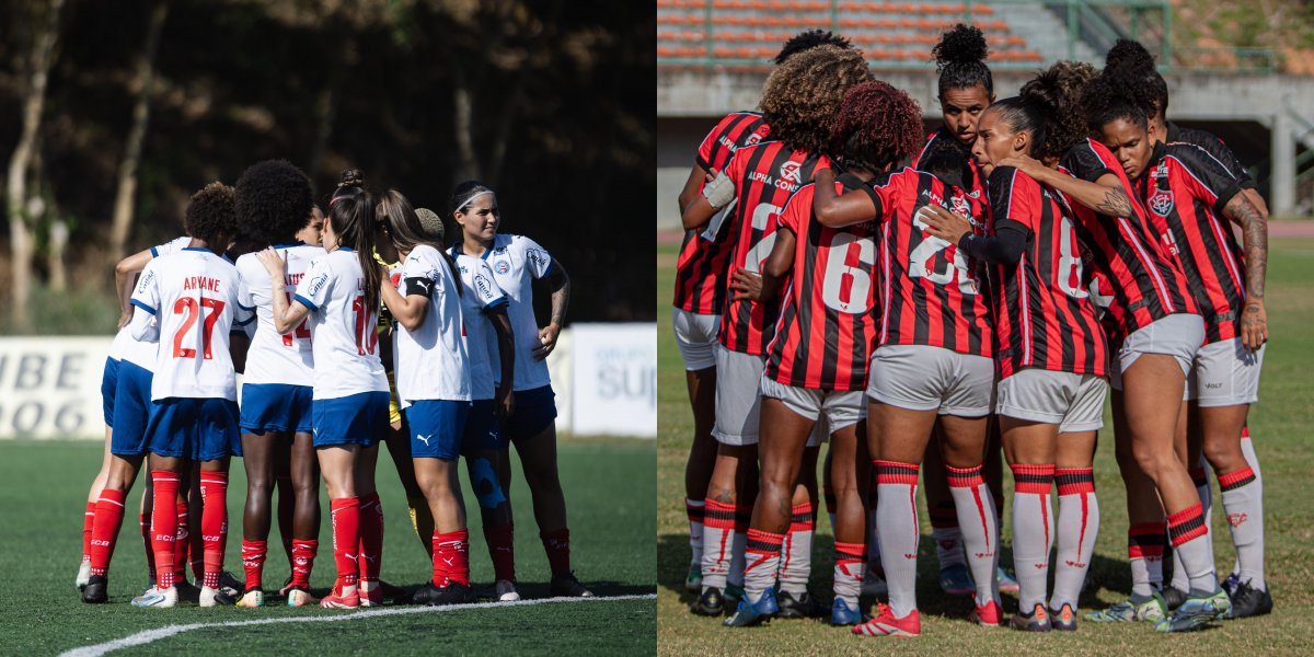 Vale o título! Bahia e Vitória se enfrentam na final do Campeonato Baiano Feminino 2025