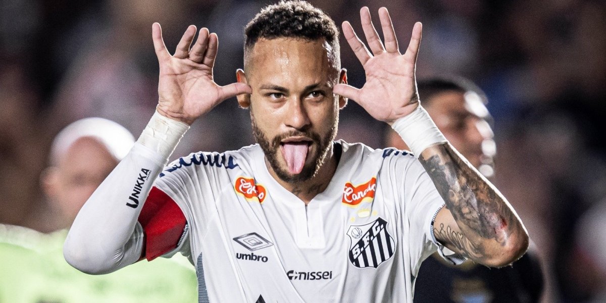 Neymar critica reportagem sobre possível não renovação com o Santos: “Bando de idiota”