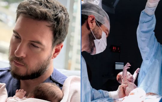 Thiago Nigro compartilha vídeo emocionante da filha segurando seu dedo