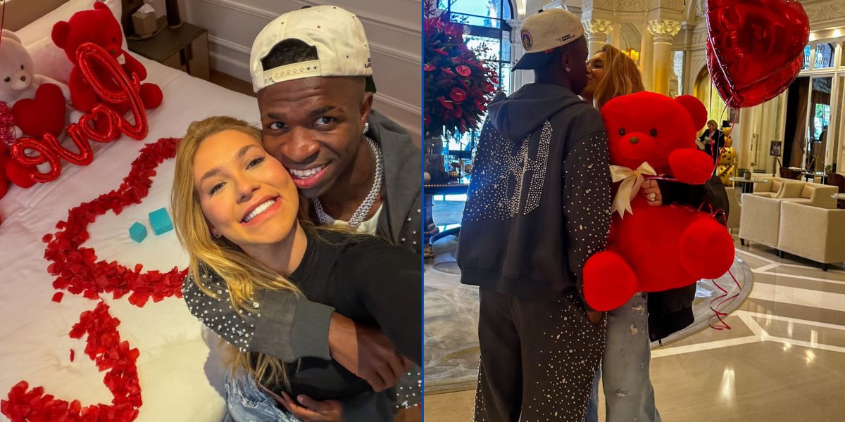 Casal do ano! Vinicius Júnior e Virgínia assumem namoro e agitam as redes