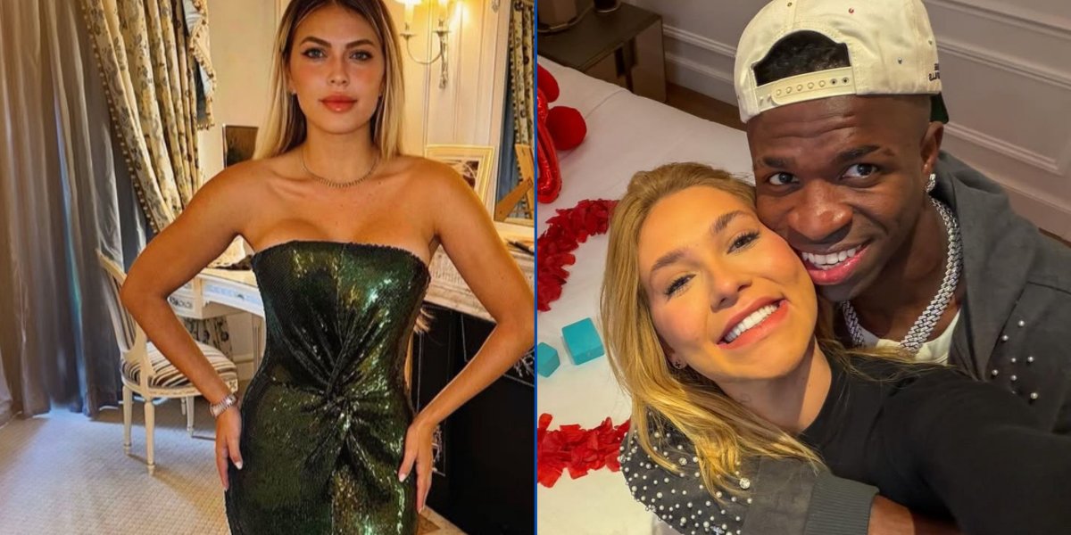 Modelo que expôs mensagens íntimas de Vini Jr manda recado para Virginia: 'desejo boa sorte'