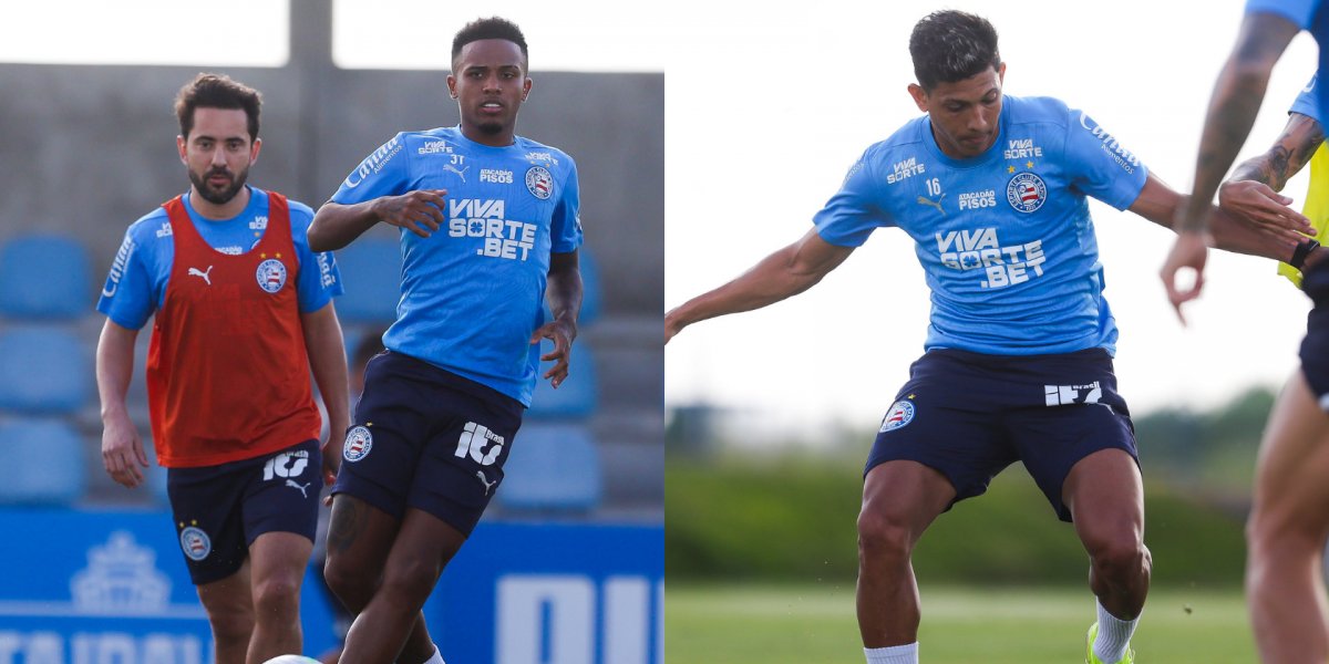 Em reapresentação do elenco, Bahia confirma lesão de Gilberto e Sanabria e retorno de Pulga