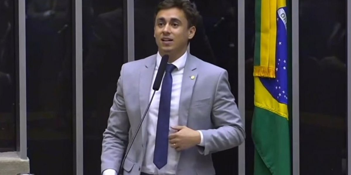 Nikolas Ferreira em discurso