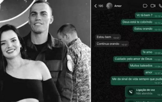 Esposa de policial morto em megaoperação no RJ emociona ao revelar últimas mensagens