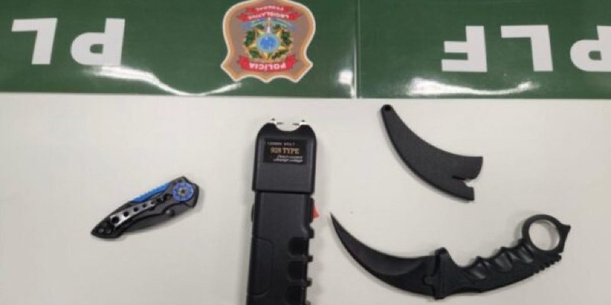 Três homens são presos ao tentar entrar no Congresso com armas de choque e canivetes