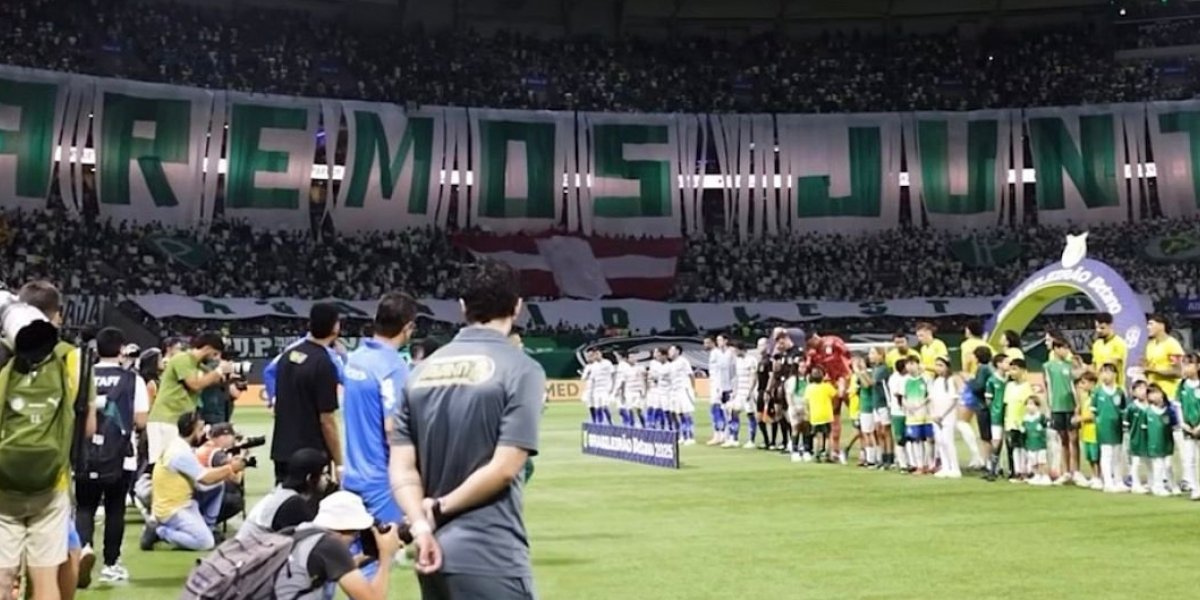 Palmeiras em jogo no Allianz Parque contra o Cruzeiro