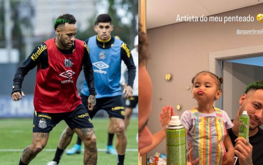 Novo visual de Neymar causa reações diversas