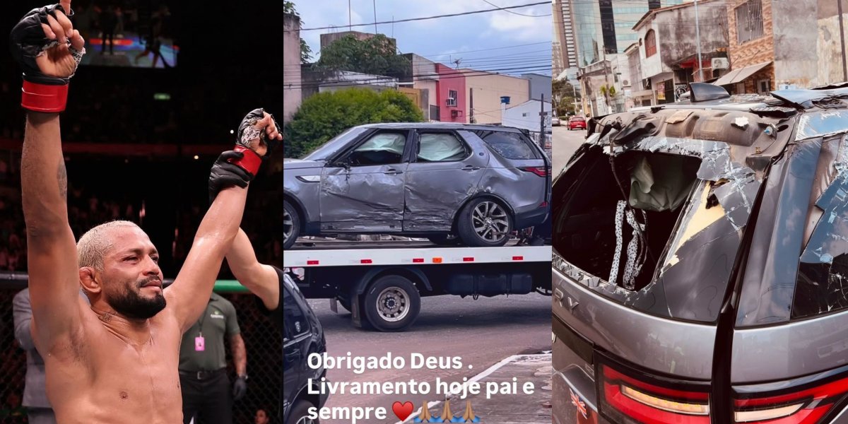 Deivesson Ferreira em octógono e compartilhamentos do lutador sobre o acidente