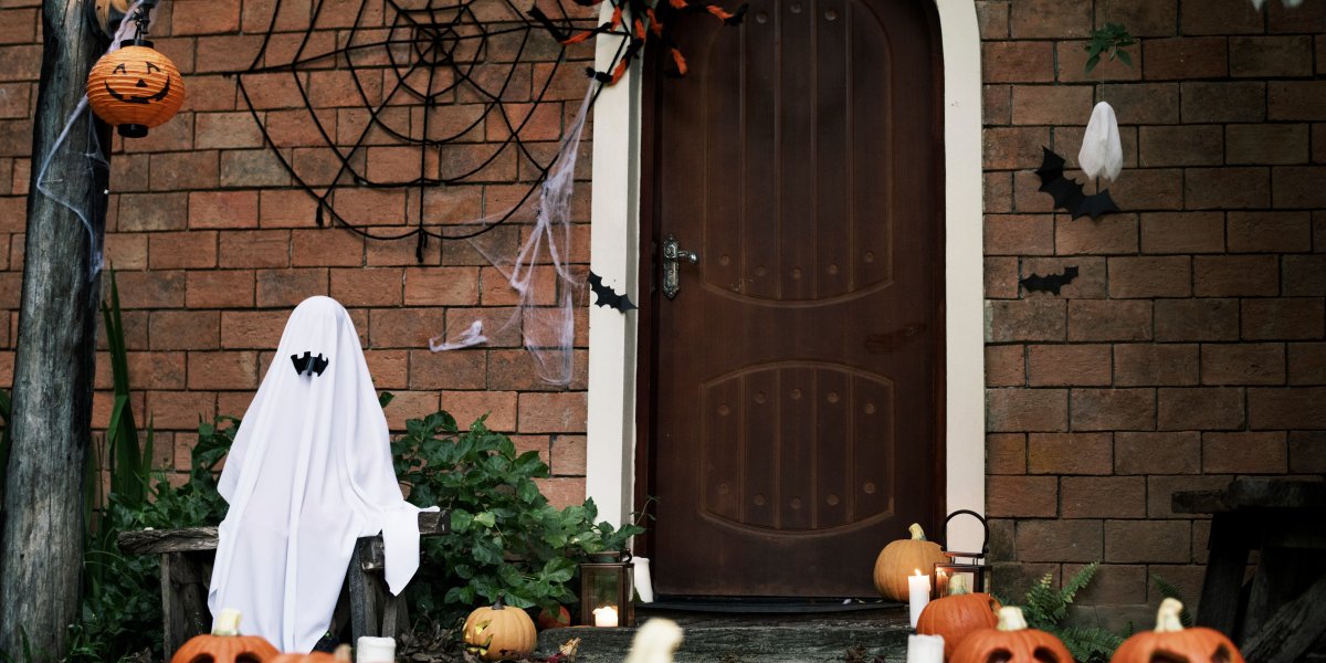 Casa decorada para o Halloween