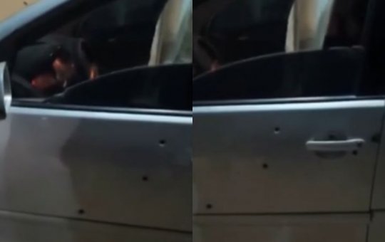 Subtenente da Polícia Militar tem carro perfurado por balas após ser vítima de tentativa de homicídio na Bahia