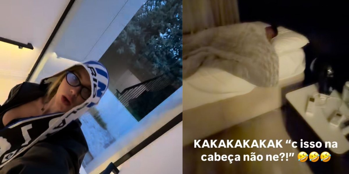 Virgínia Fonseca, em stories junto a Vini Jr.