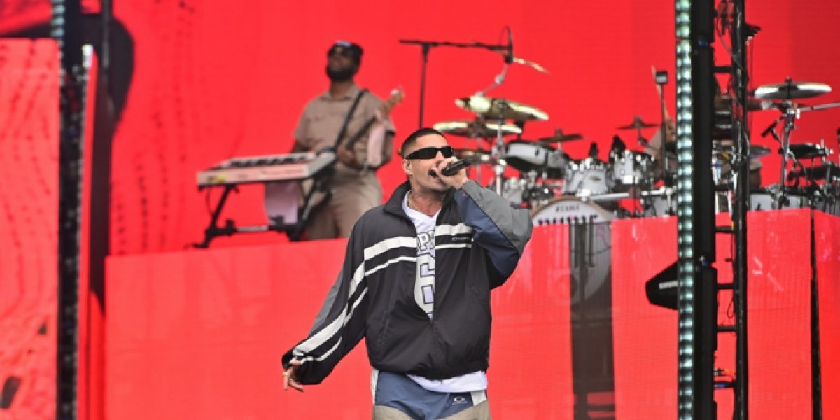 Filipe Ret em sua apresentação no The Town