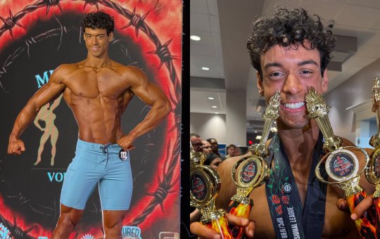 Filho de Xanddy e Carla Perez vence 1º campeonato de fisiculturismo que disputou nos Estados Unidos