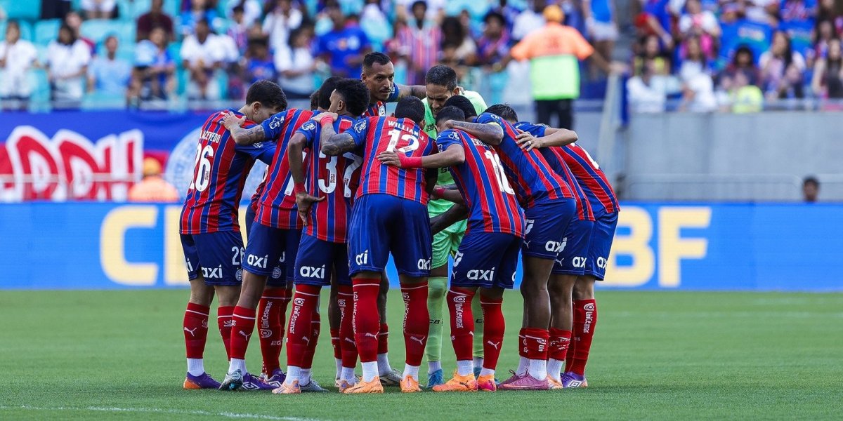 Após vencer o Bragantino, Bahia quebra recorde de triunfos na Fonte Nova em uma edição de brasileirão