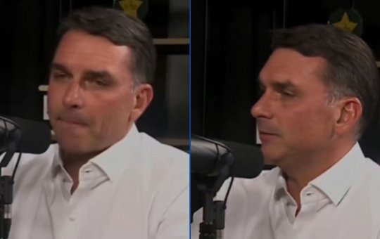 Flávio Bolsonaro desabafa ao falar sobre estado do pai: 'tratam como um vagabundo'
