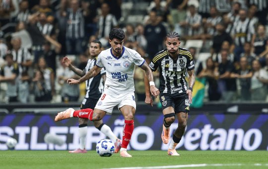 Em jogo condicionado por expulsão, Bahia visita o Atlético Mineiro e perde por 3 a 0 