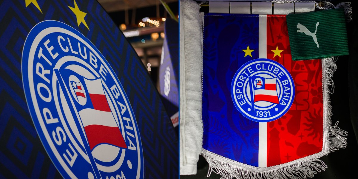 Escudo e Flâmula do Bahia