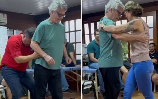 Após meses sem andar, Carlinhos de Jesus emociona ao sambar novamente