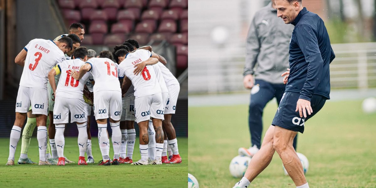 Elenco do Bahia e Santiago Árias