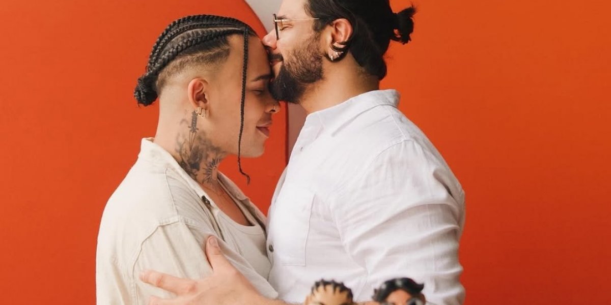 Daniel Garcia, a Glória Groove, se casa com o companheiro Pedro Lopes