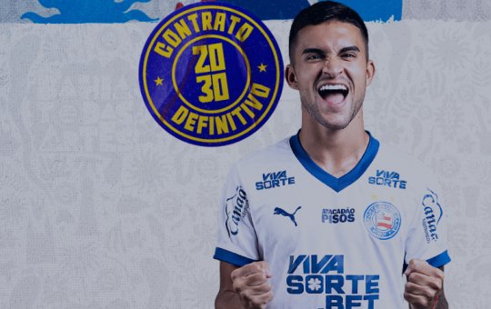 Bahia anuncia contratação em definitivo de Rodrigo Nestor