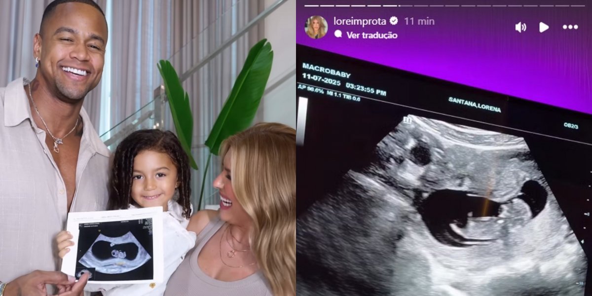 Lore Improta mostra ultrassom da segunda gravidez e se emociona: “Tá dançando”