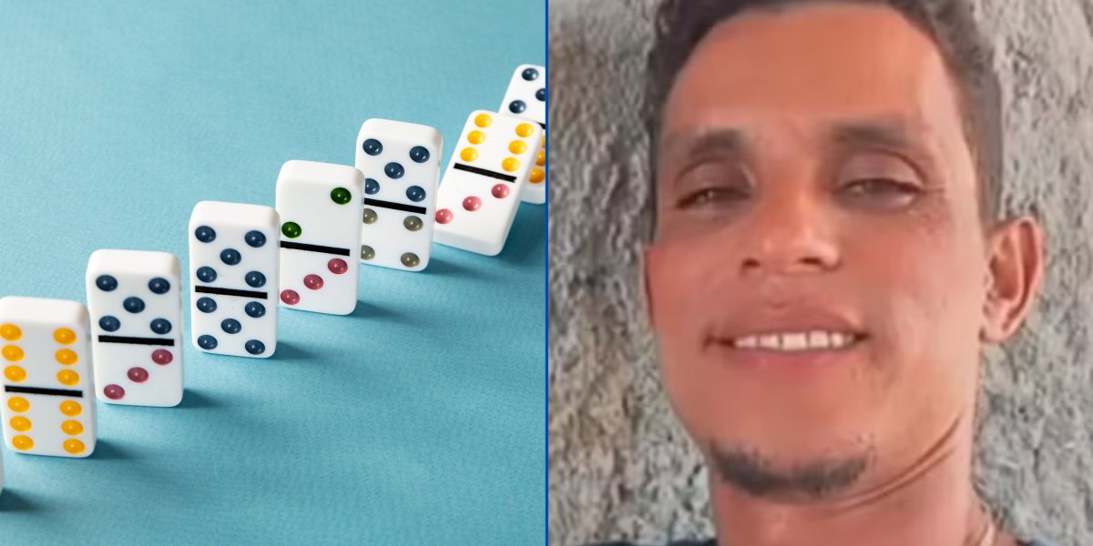 Peças de dominó e a vítima, Bruno Santos Souza