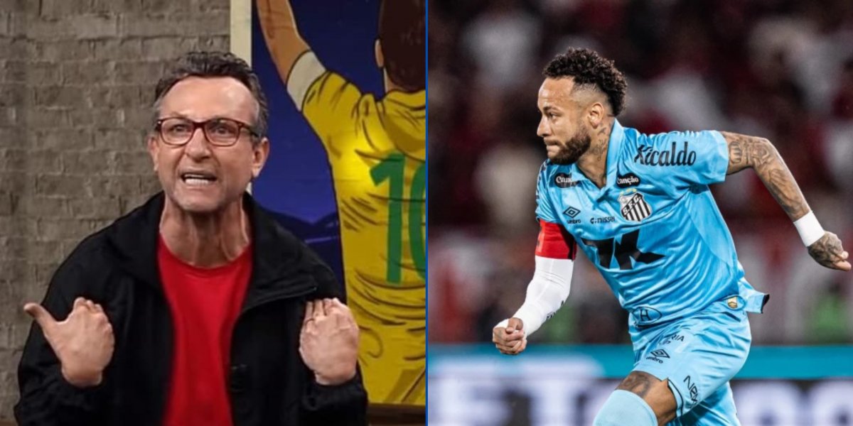Comentarista Craque Neto criticou Neymar após a derrota do Santos contra o Flamengo