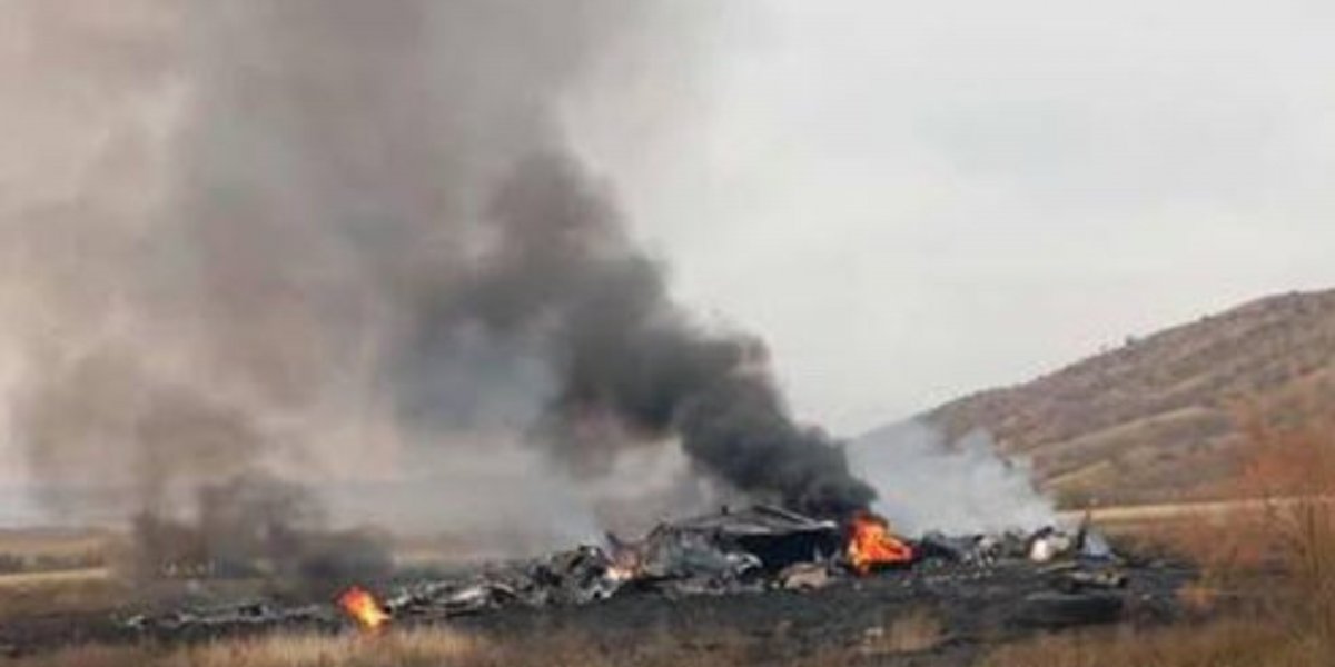 Avião militar de carga da Turquia cai na Geórgia com 20 pessoas a bordo