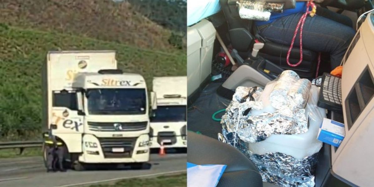 Motorista é amarrado a bombas após carreta ser sequestrada em São Paulo