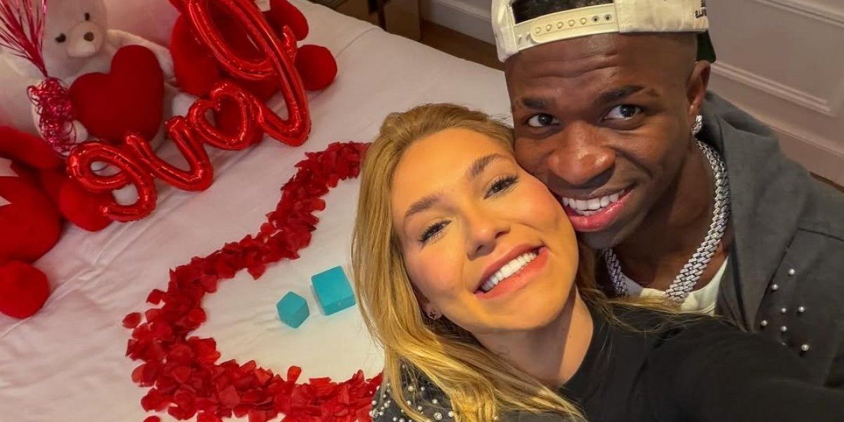 Depois de polêmica com personal, Vini Jr. posta foto com Virginia