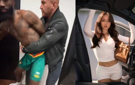 Jogador de Camarões é flagrado pela namorada com amante